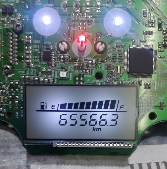 Layar LCD speedometer Honda Vario 125 diganti baru