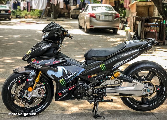 Yamaha MX King bergaya racing look