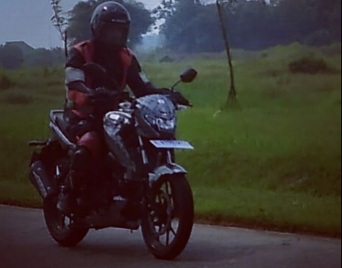 Spy shoot terduga Suzuki Bandit 150 yang disinyalir akan dirilis tidak lama lagi