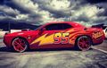Wuih! Keren, Dodge Challenger Berkedok Lightning McQueen Dari Film 'Cars'
