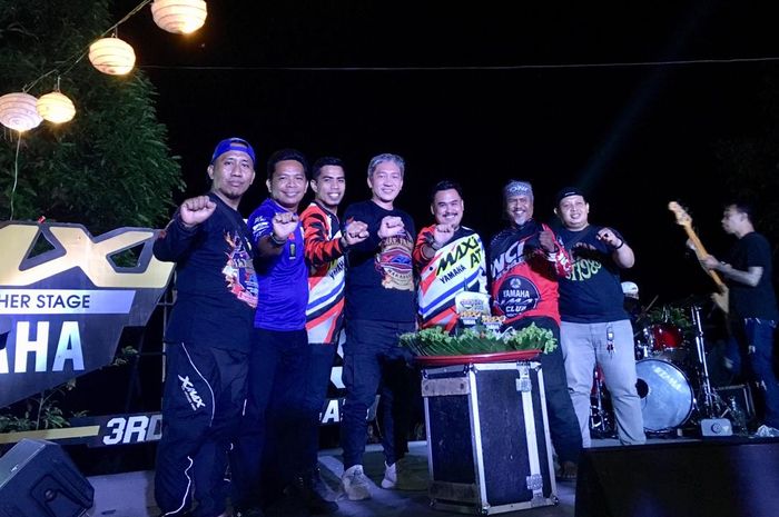 Seremoni anniversary Maxi Yamaha Day Puncak Tinambung Sulawesi