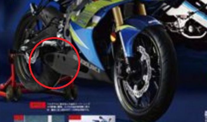 Knalpot menggunakan jenis under belly