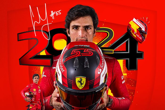 Carlos Sainz perpanjang kontrak di Ferrari