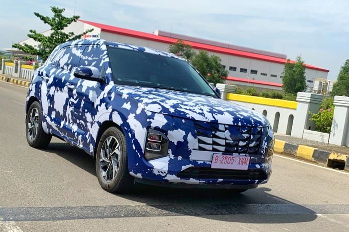 Hyundai Creta terpantau pakai kamuflase baru