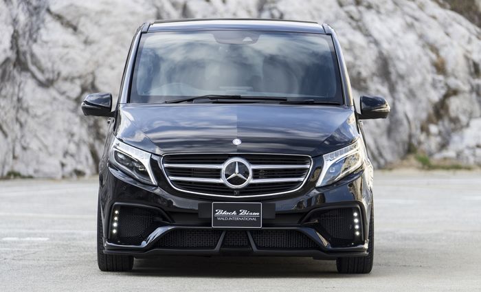 Tampilan depan modifikasi Mercedes-Benz V-Class