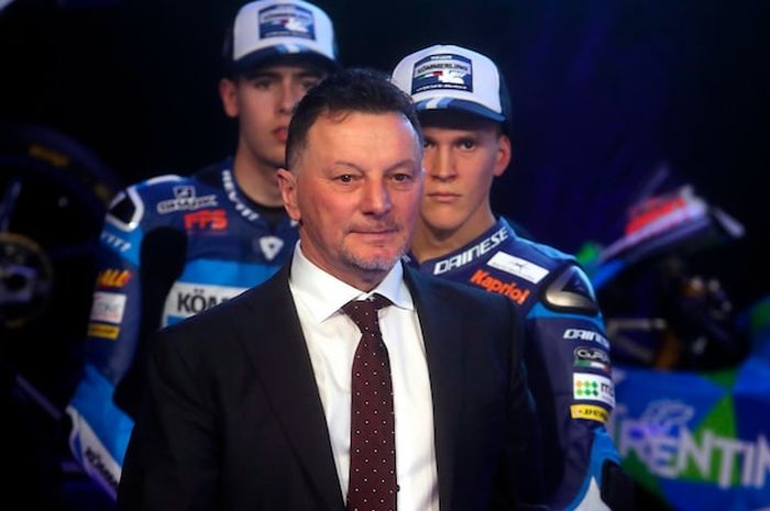 Fausto Gresini yang dirawat di rumah sakit akibat positif Covid-19, kondisinya masih serius