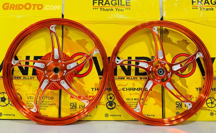Pelek VND New Speed untuk Honda Vario 125 dan BeAT ukuran ring 17 inci