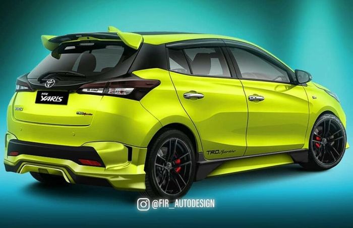 Modifikasi digital Toyota New Yaris 2020