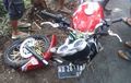 Enggak Tega Liatnya, Kondisi Yamaha V-Ixion Jadi Remuk Begini Gara-Gara Kecelakaan
