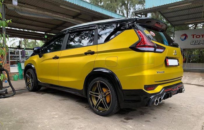 Tampilan belakang modifikasi Mitsubishi Xpander pakai body kit
