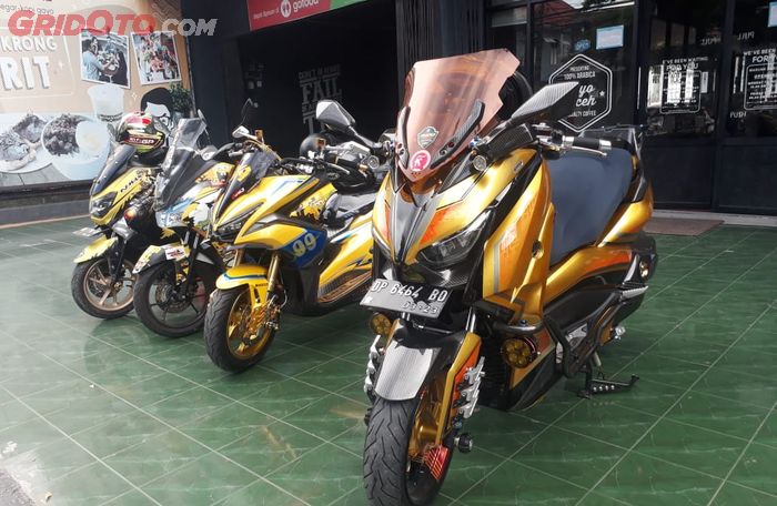 Beberapa motor calon kontestan Makassar siap tempur