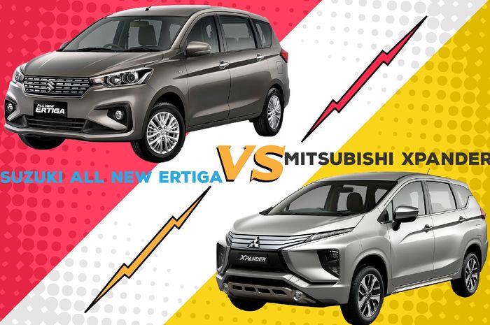 Suzuki All New Ertiga dengan Mitsubishi Xpander