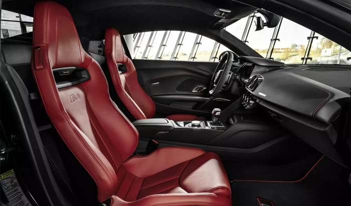 Tampilan interior Audi R8 Panther Edition