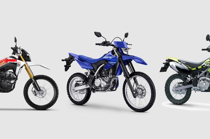Honda CRF150L, Yamaha WR155R, Kawasaki KLX150 SE+