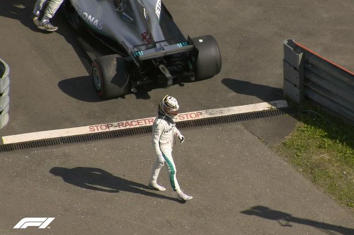 Lewis Hamilton gagal menyelesaikan GP Austira 2018