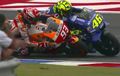 Monggo Dinilai Sendiri, Video Slo-mo Senggolan Marquez-Rossi MotoGP Argentina, Dari Angle Berbeda