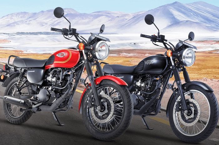 Kawasaki W175 2023 meluncur duluan di India, sudah injeksi dan rem ABS