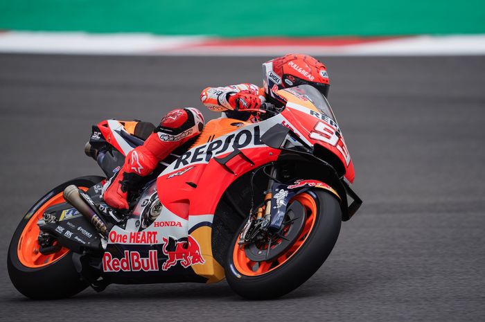 Marc Marquez bersiap untuk MotoGP Italia 2021