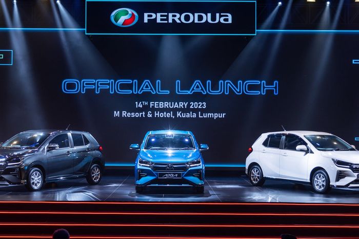 Peluncuran mobil baru Perodua Axia.