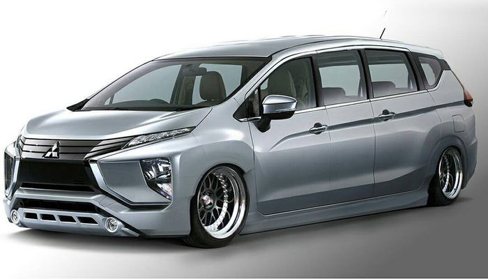 Mitsubishi Xpander limousin makin keren dengan ban ceper