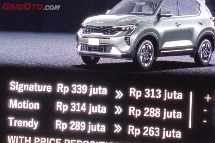 Harga baru KIA Sonet setelah repositioning harga