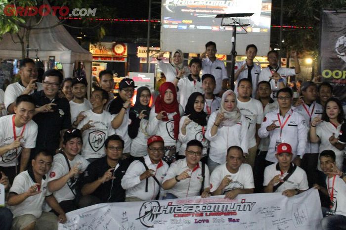 Deklarasi White Car Community Kota Bandar Lampung