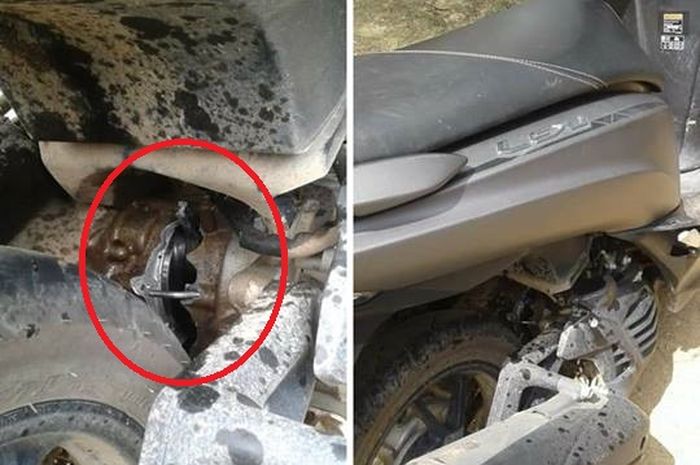 Blok Mesin Yamaha Lexi 125 pecah tanpa sebab