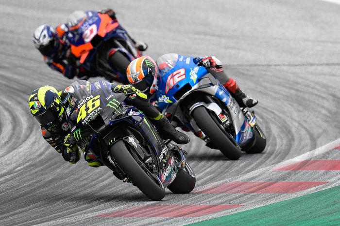 Valentino Rossi bersaing untuk posisi 10 besar di MotoGP Stiria 2020