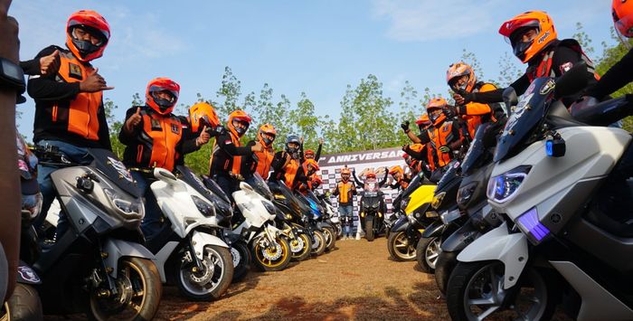 Kompak, ribuan biker pemakai Yamaha Maxi series datangi Maxi Yamaha Day Banjarmasin 2019