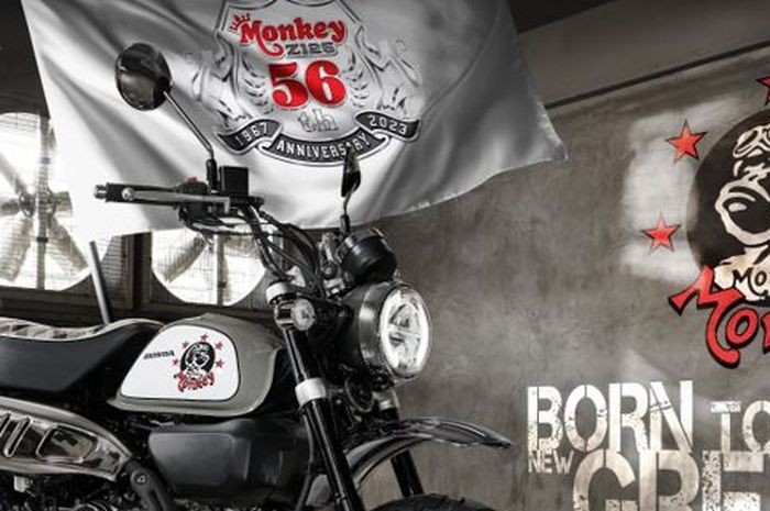 Penampakan Honda Monkey 56th Anniversary Custom Edition.