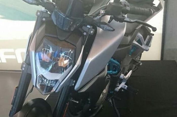 Penampakan motor apa ini lampu depan mirip KTM Duke