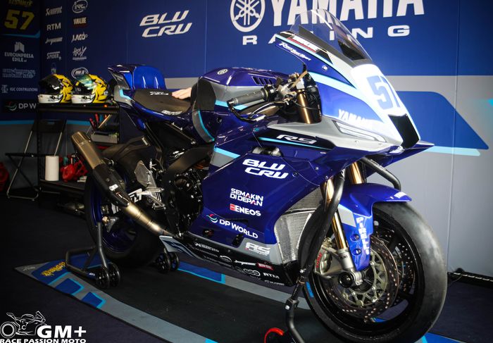 Yamaha YZF-R9 yang digunakan oleh Aldi Satya Mahendra