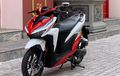 Honda Vario 150 Stylish Berjubah Merah Putih dan Bertabur Part Mewah