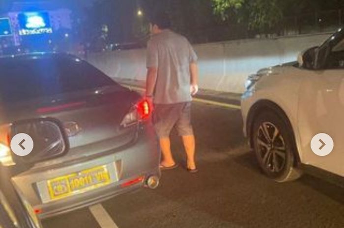 Pelat nomor polisi dinas ternyata milik kendaraan dinas Toyota Kijang