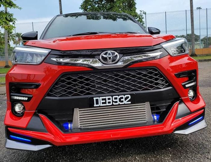 Mesin modifikasi kembaran Daihatsu Rocky didukung intercooler Sard