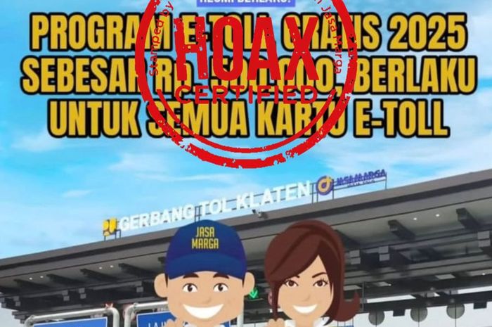 Etoll gtatis jasa Marga Hoax