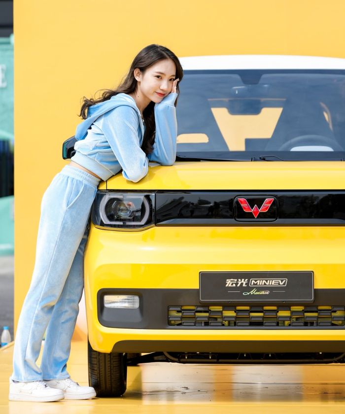 Wuling Hong Guang Mini EV Macaron memiliki dimensi yang mungil