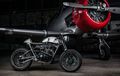 Cafe Racer Garapan Gadis Cantik Putri Pemilik Bengkel Pesawat
