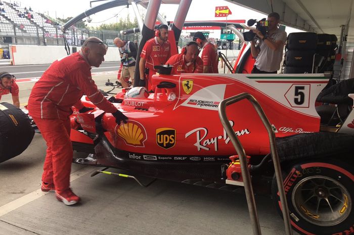 Sebastian Vettel tercepat pada latihan bebas pertama F1 Jepang dis irkuit Suzuka hari Jumat pagi