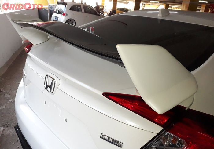 Rear wing spoiler carbon Civic Type R