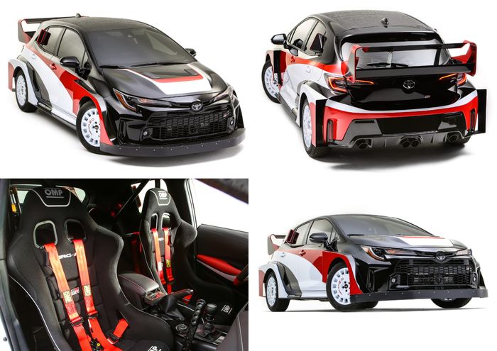 Detail modifikasi Toyota GR Corolla Rally yang mejeng di ajang SEMA Show 2022