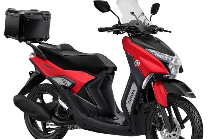 Yamaha Gear 125 Lebih Serbaguna, Setang Telanjang, Boks Aluminium