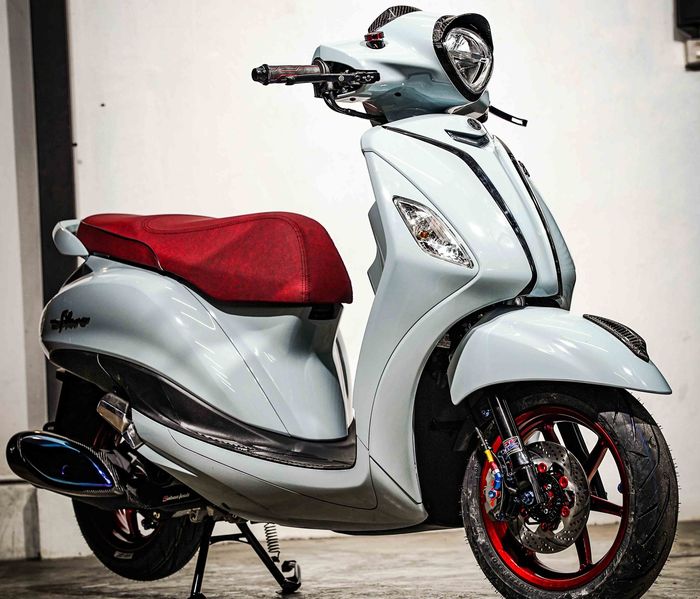 Inspirasi modif Yamaha Grand Filano Hybrid Connected dari Likit Racing