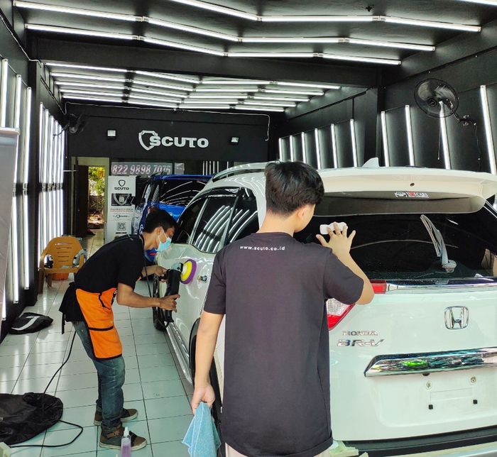 Scuto Wiyung Surabaya tawarkan layanan nano ceramic coating mobil dan motor