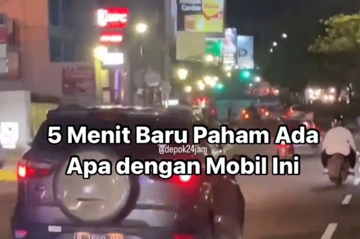 Viral mobil ini tanpa ban luar masih tetap jalan di Margonda Depok