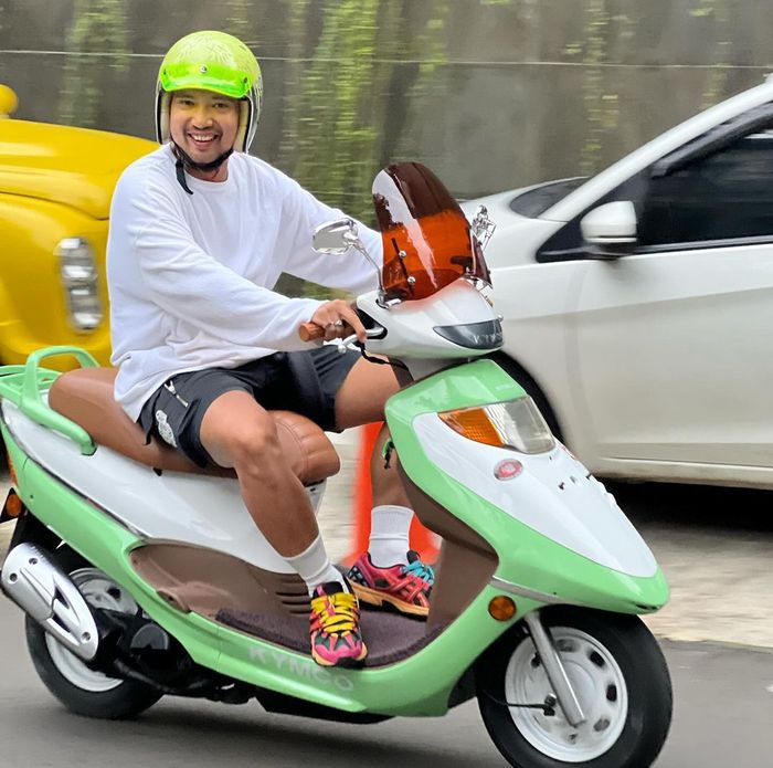 Cliff mengaku awalnya sempat ragu dengan motor matic Kymco.