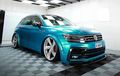 VW Tiguan Kece Dimodif Stance, Kaki Melata dan Jubah Biru Bikin Segar