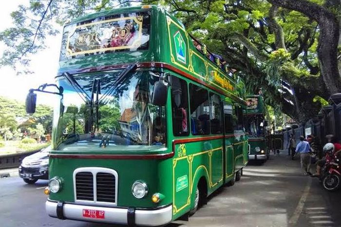 Bus Malang City Tour (Macito) yang jadi ikon Kota Malang