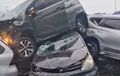 Ngeri Tabrakan Beruntun di Tol Purbaleunyi, Mobil Berserakan