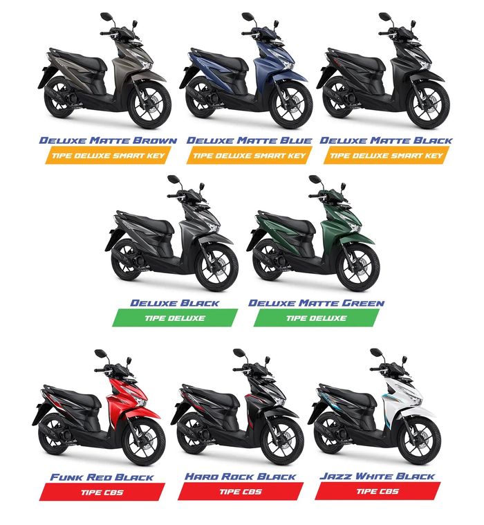 3 tipe Honda BeAT